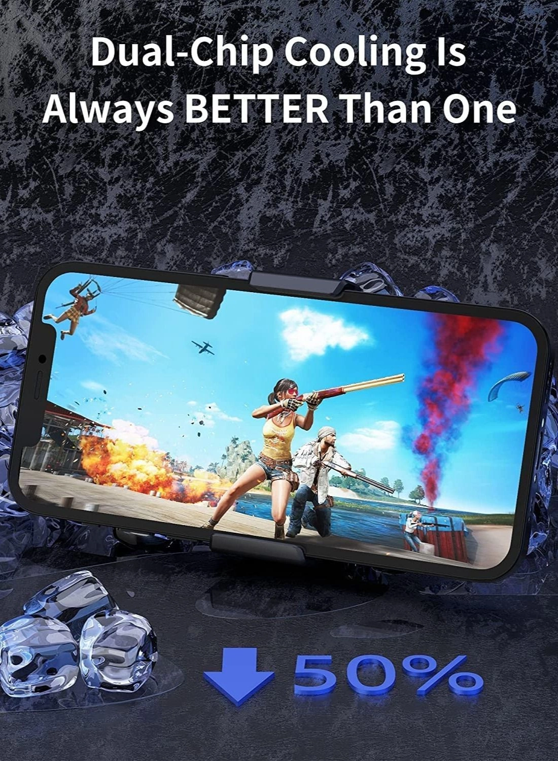 Phone Cooler Fan - Dual Semiconductor Cooling