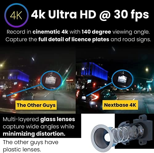 622GW - 4K 30FPS + Rear Window Camera + Micro SD Card - 256GB