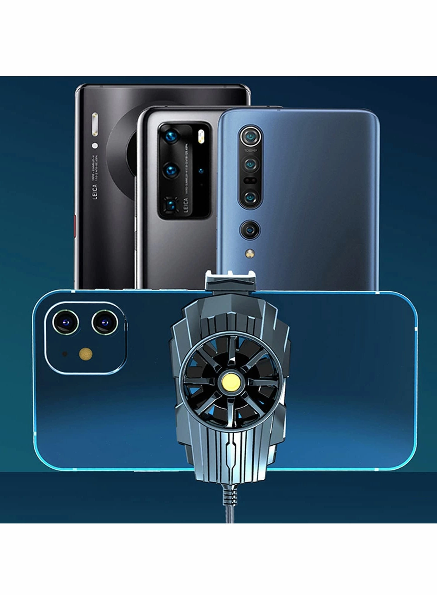 Phone Cooler - Dual Cooling 4.5-7 Inch