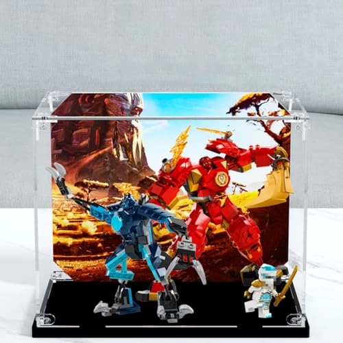 Figures Display Box - 25 x 15 x 20 cm Acrylic Dustproof Transparent