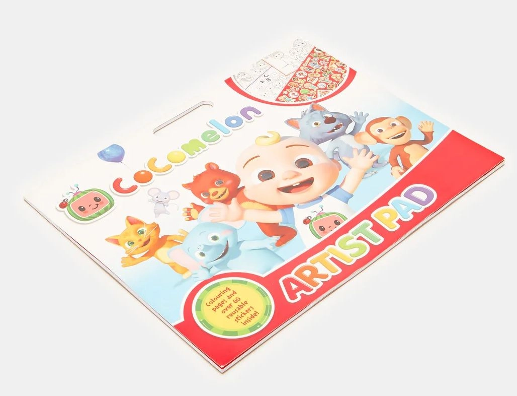 Cocomelon Reusable Sticker Pad 60 pcs
