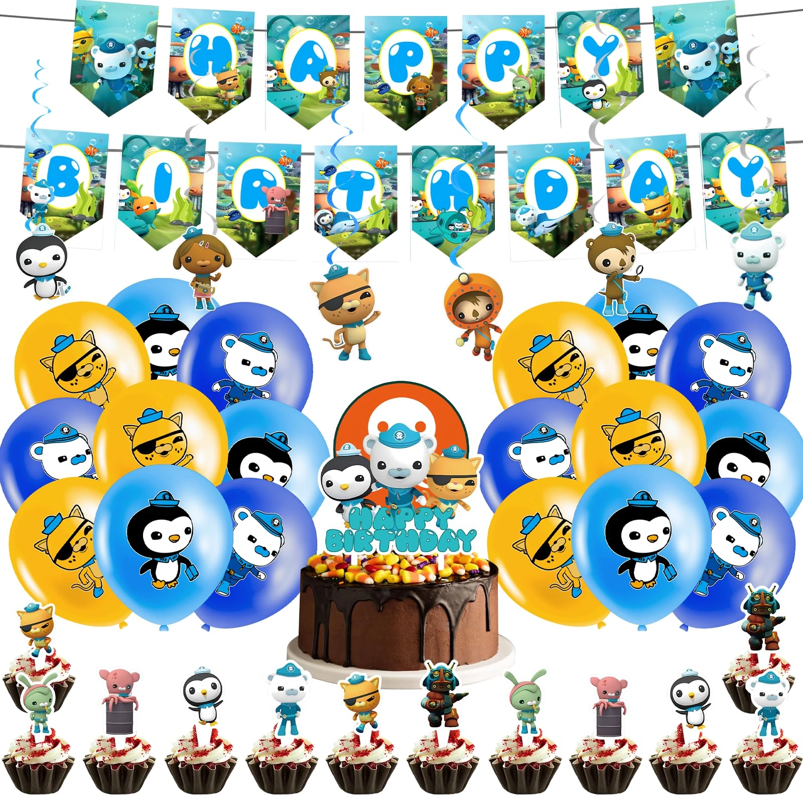 kitimi Birthday Party Decoration Set - 46.0 Count Birthday