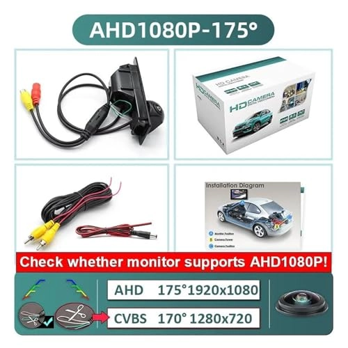 GAF-LS8008 - Top Starlight Night Vision Wire AHD 1080P or 720P