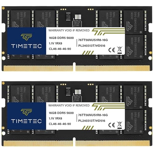 Timetec Premium - 32GB 5600MHz 262 Pin SODIMM DDR5
