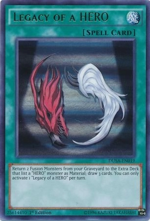 Konami Legacy of a HERO DUSA-EN019 - 1st Edition