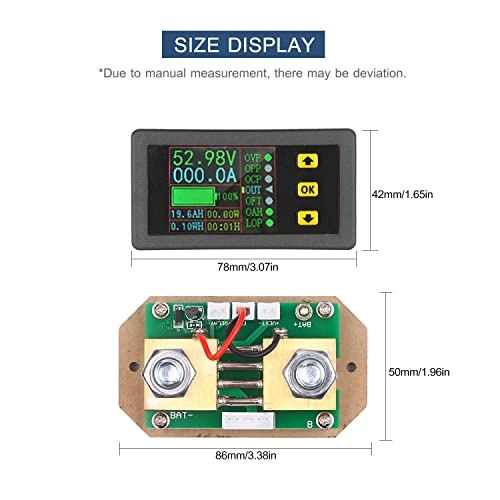 Coulometer - 90V 0-300A Digital LCD