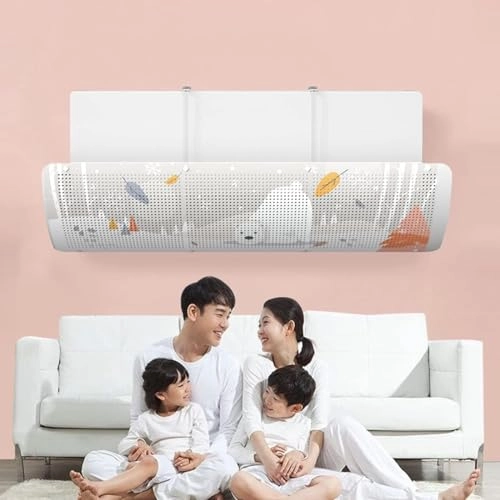 Air Conditioner Deflector - White 29.8 × 9.3 × 9.3 cm