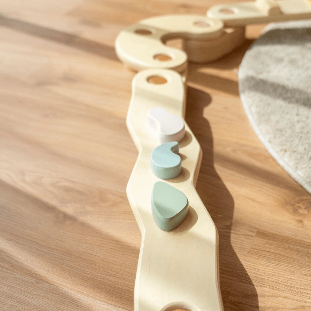 Pikler Collection Wooden Balance Beam - Suitable for 1 to 6 years Beech plywood