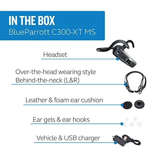C300-XT MS - 80% Noise-Cancelling Bluetooth Microsoft Teams Walkie Talkie