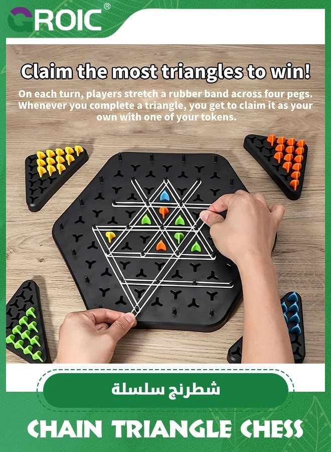 Chain Triangle Chess Game - Rubber Band Game