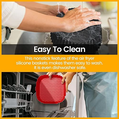 Air Fryer Silicone Liners - Silicone 2 Pack