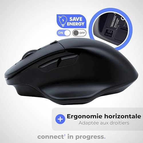 HELO Ergonomic Vertical Mouse - Wireless