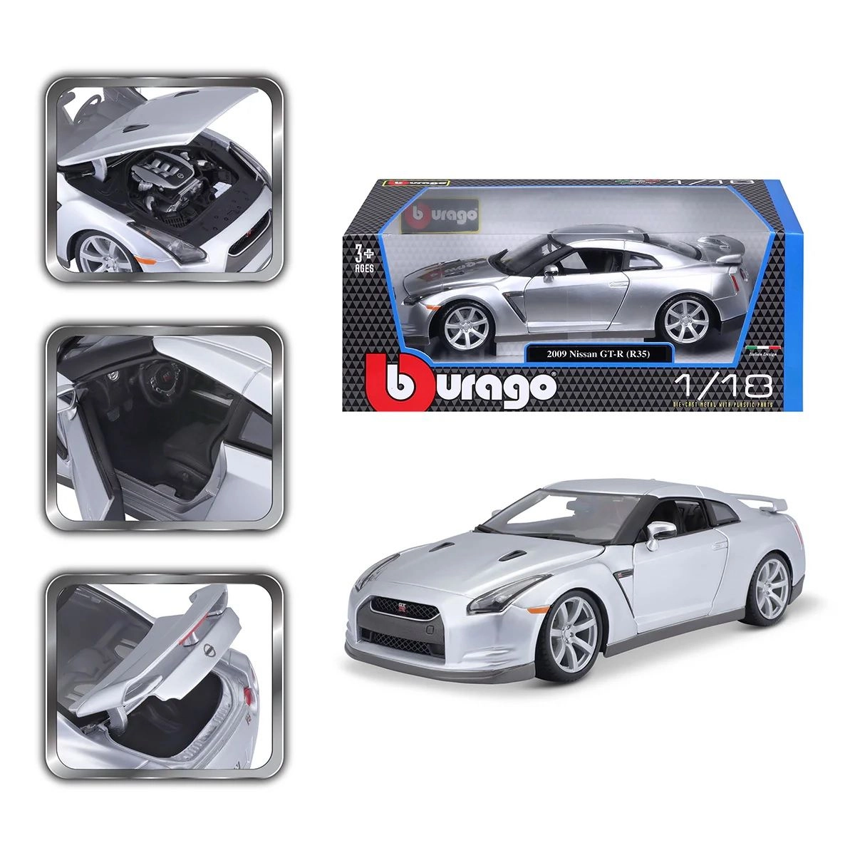 Nissan GT R R35 - 1:18