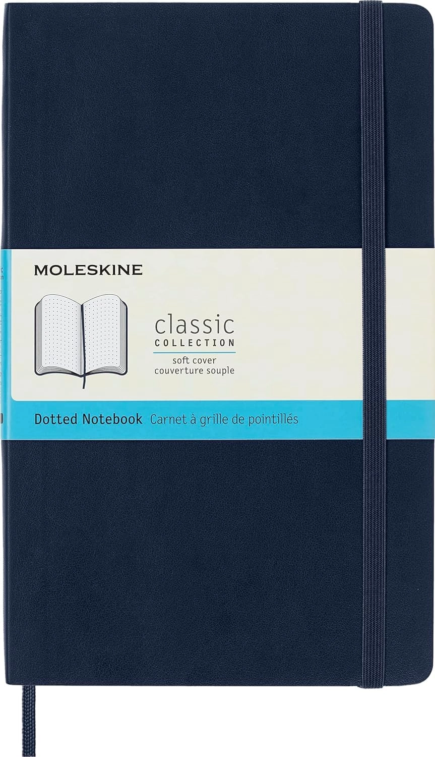 Moleskine Classic Notebook Large Softcover - Dotted 192 Pages