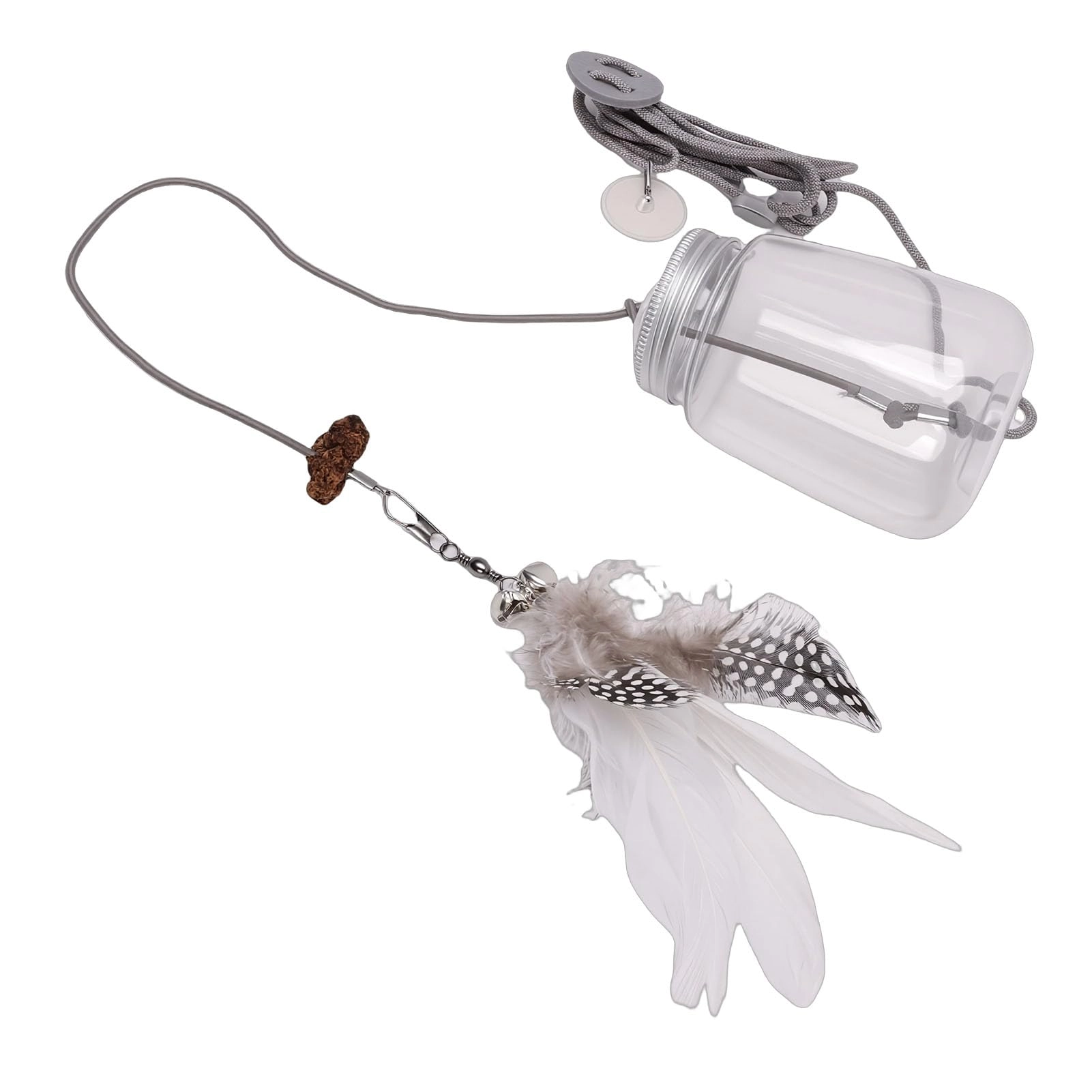 GLOGLOW Cat Teaser Toy - Treat Dispenser Slow Feeder