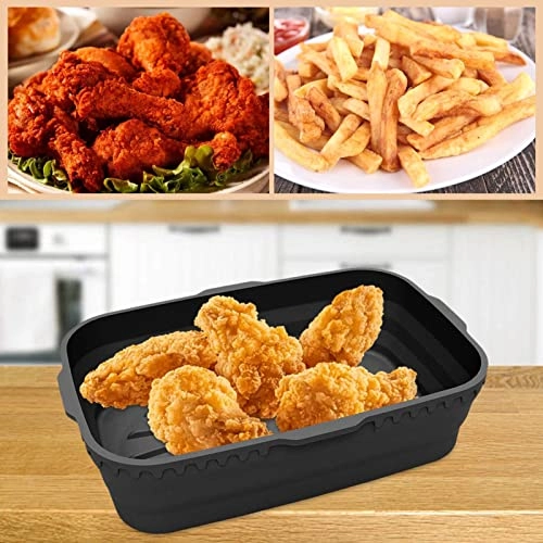 Foldable Air Fryer Liner - food-grade silicone 2Pcs