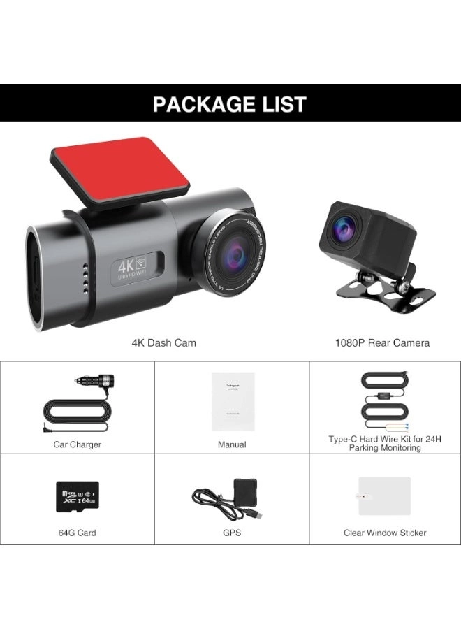 Dash Cam 4K