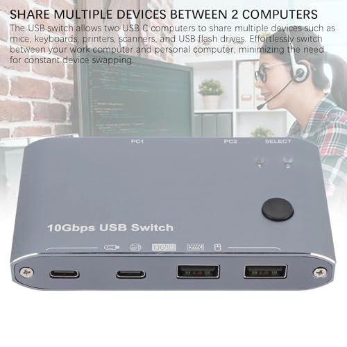 USB 3.2 Switch Selector - 2 Computers
