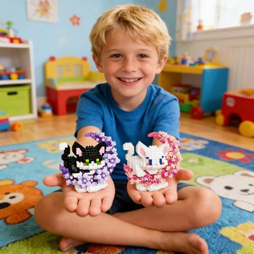 Cat Mini Building Blocks - 470 pcs 484 pcs