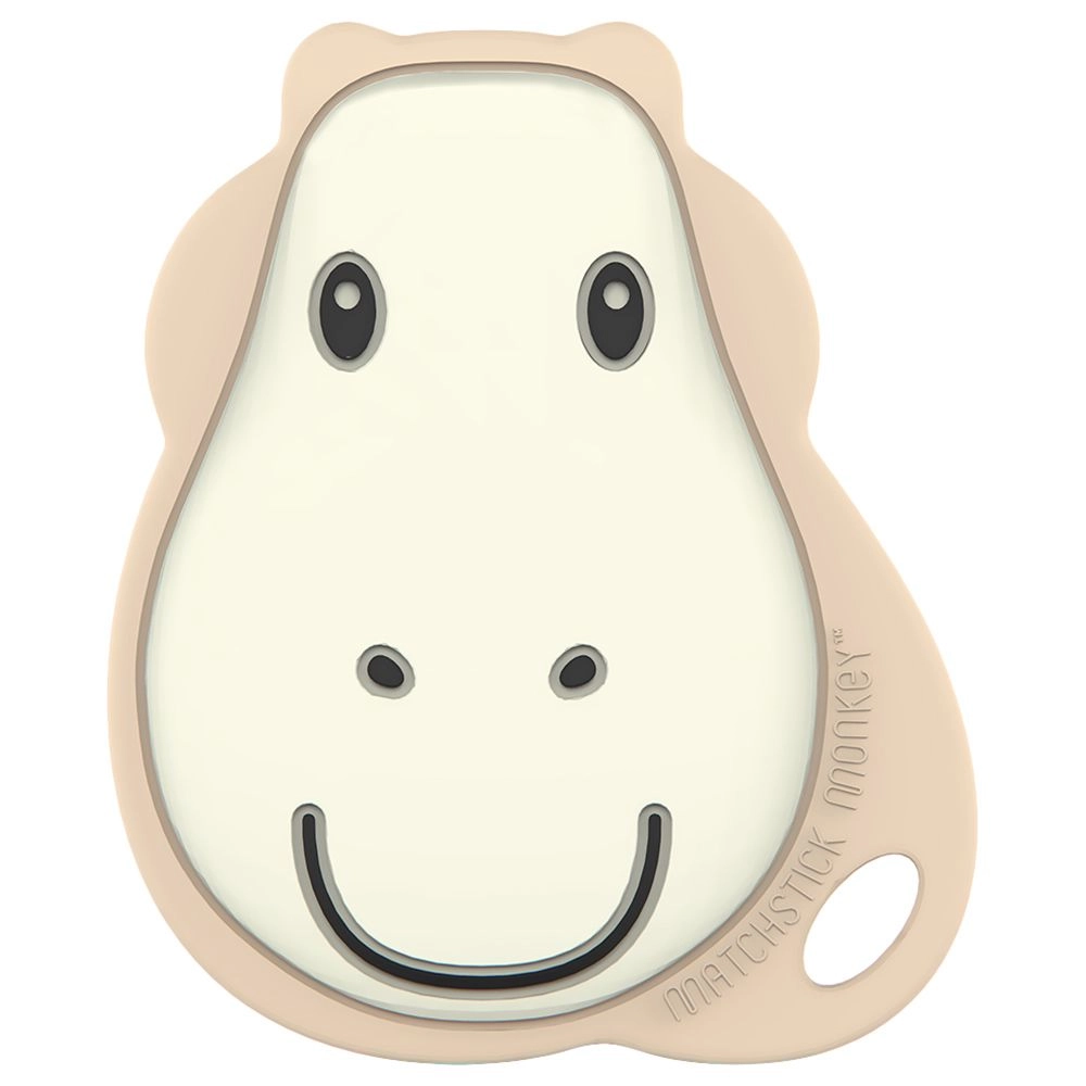 Matchstick Monkey Flat Giraffe Teether - Beige 3 Months