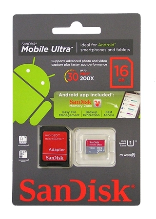 Ultra microSDHC - 16 GB