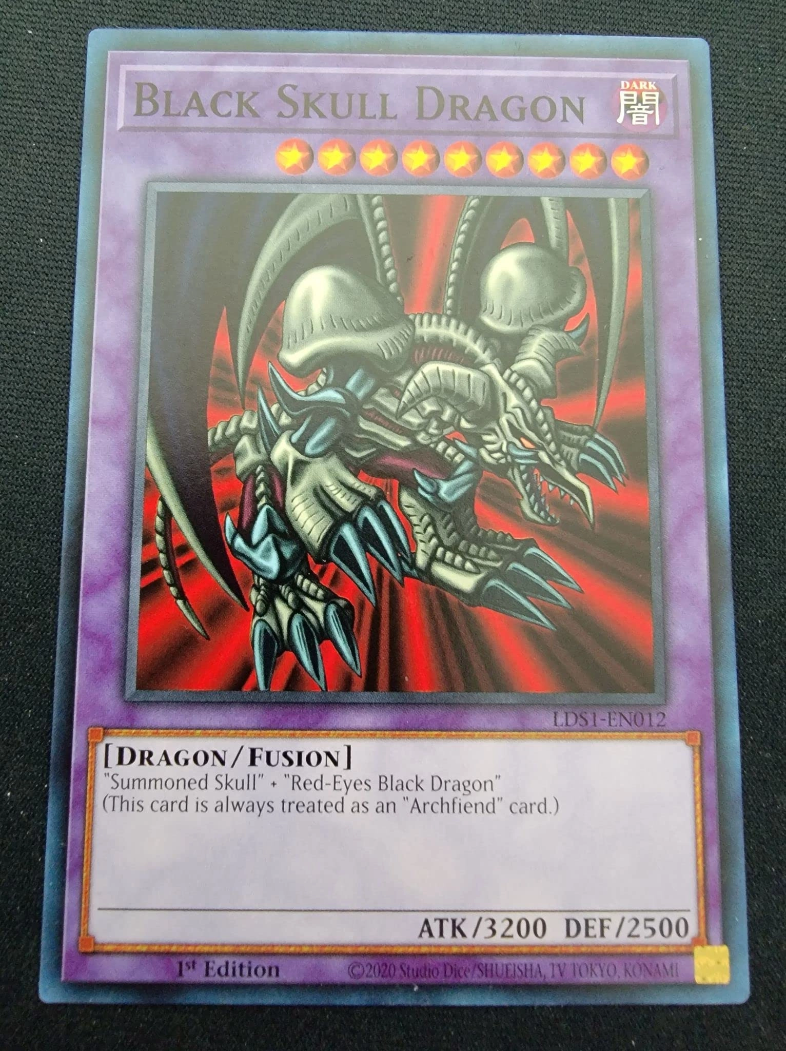 Yu-Gi-Oh! Black Skull Dragon LDS1-EN012 - Legendary Duelists: Season 1 1st Edition