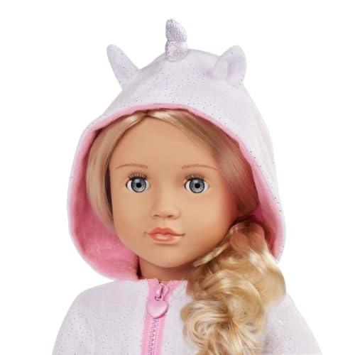 Lilian Fashion Doll - 18-inch Unicorn Pyjama Playset Ages 3+