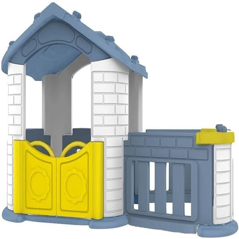 Kids Outdoor Playhouse With Fence