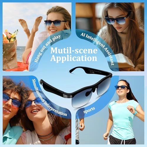 Smart Glasses Pro - 110-Language Bluetooth 5.4 38g