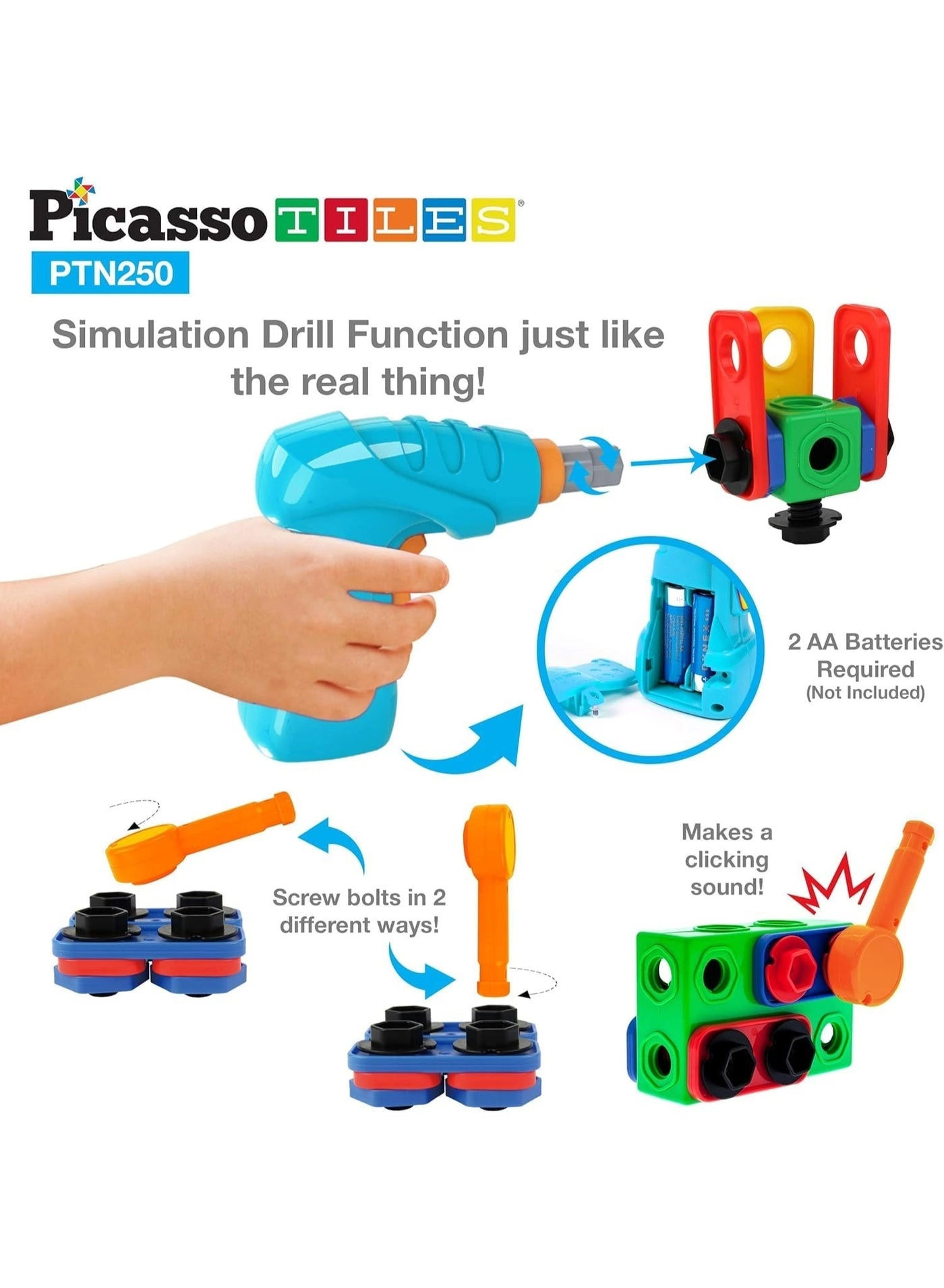 Engineering Construction Building Set - 250 pcs