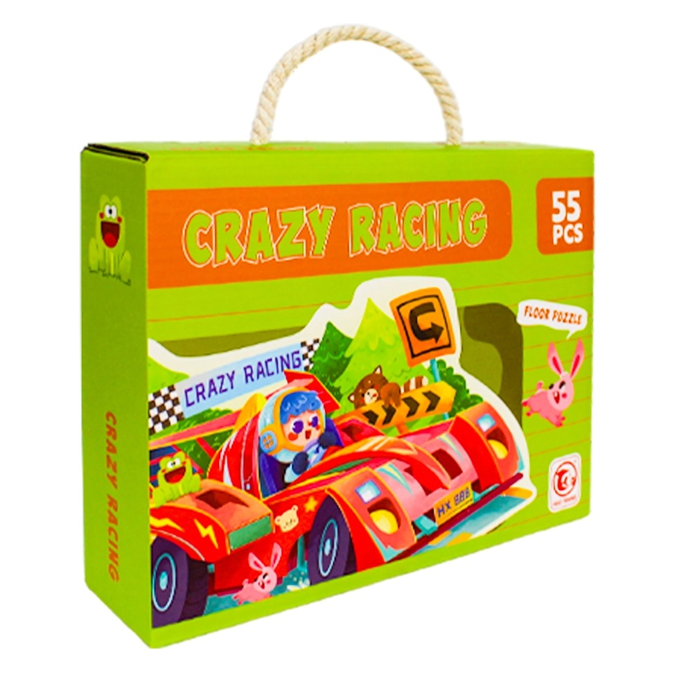 UKR Crazy Racing Floor Puzzle - Suitable for 3 years & above 55 pieces