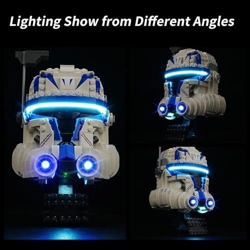 Led Light Kit - for Lego 75349 Helmet Compatible with Lego 76240