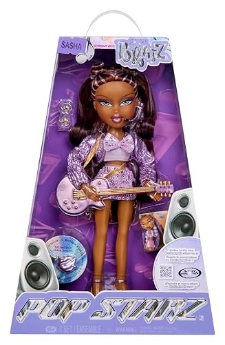 Bratz Sasha Fashion Doll - Pop Starz Accessories Charm