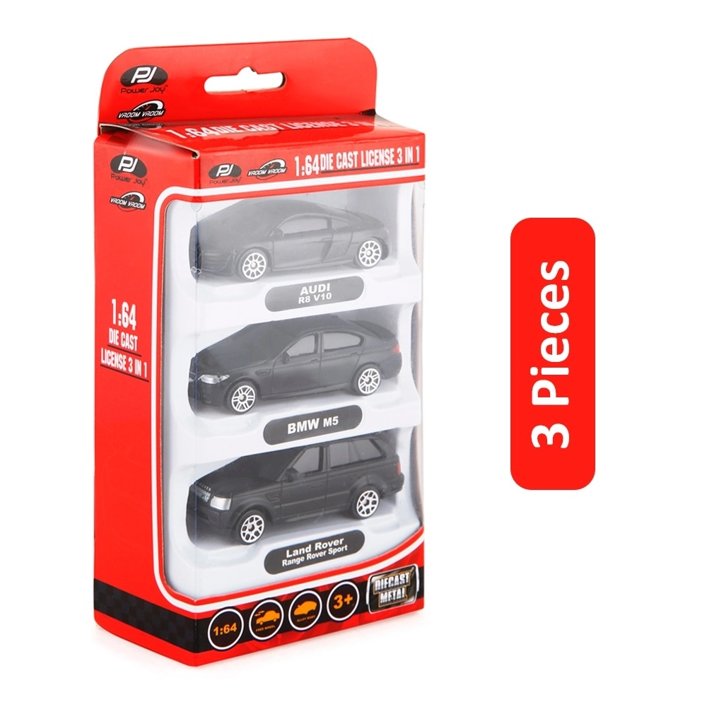 P.Joy 1:64 Die Cast License Cars Gift Pack