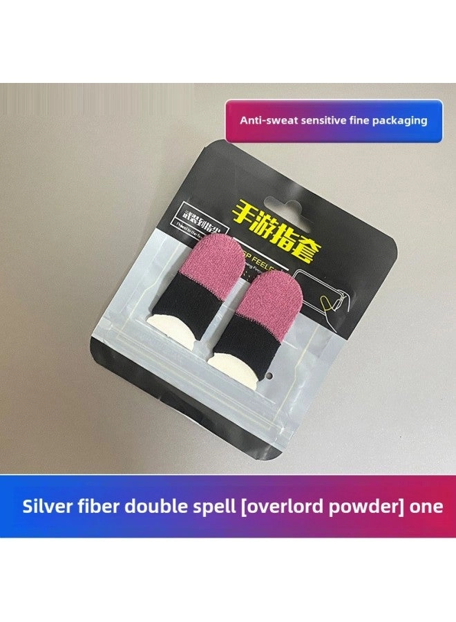 Game Finger Cover - Silver Ice Silk Breathable