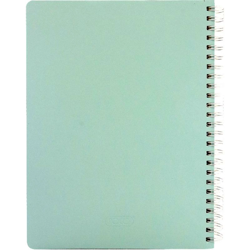 Notebook 19 X 26 cm Spiral - Grid 100 Sheets