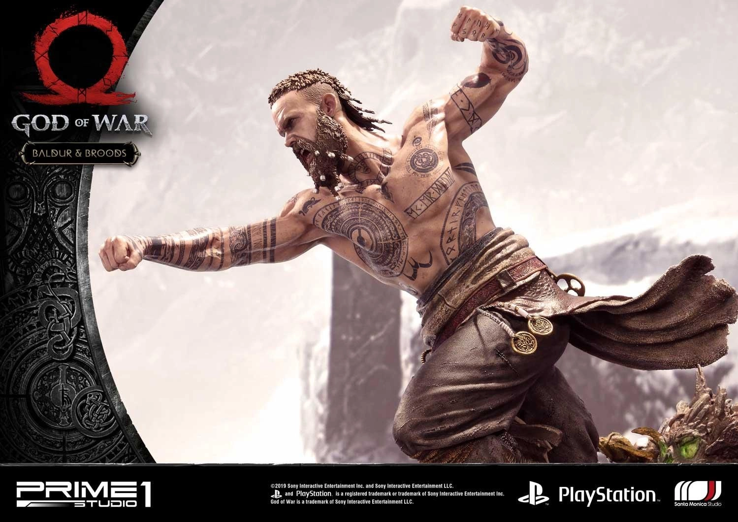 Baldur & Broods Statue - God Of War (62.2 cm)