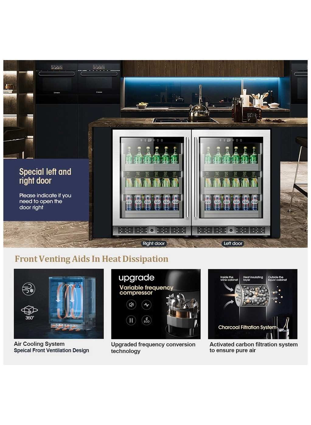 Embedded or Standalone Beverage Cooler