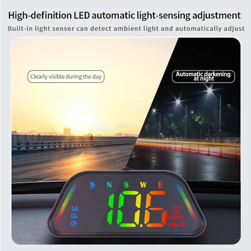 HUD Heads Up Display - Universal Digital GPS Speedometer