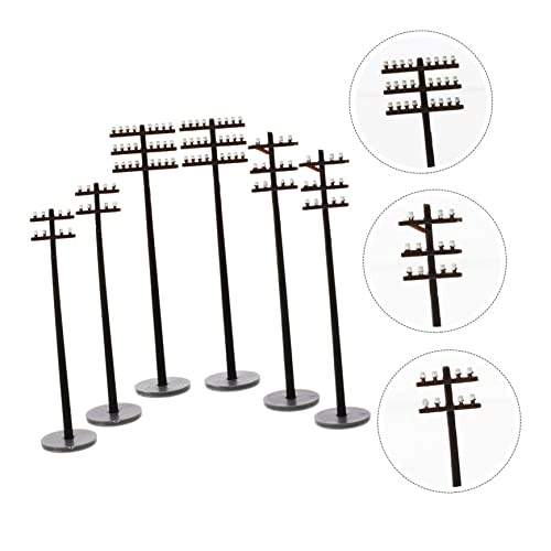 Miniature Telegraph Pole - 30 pcs 1：87