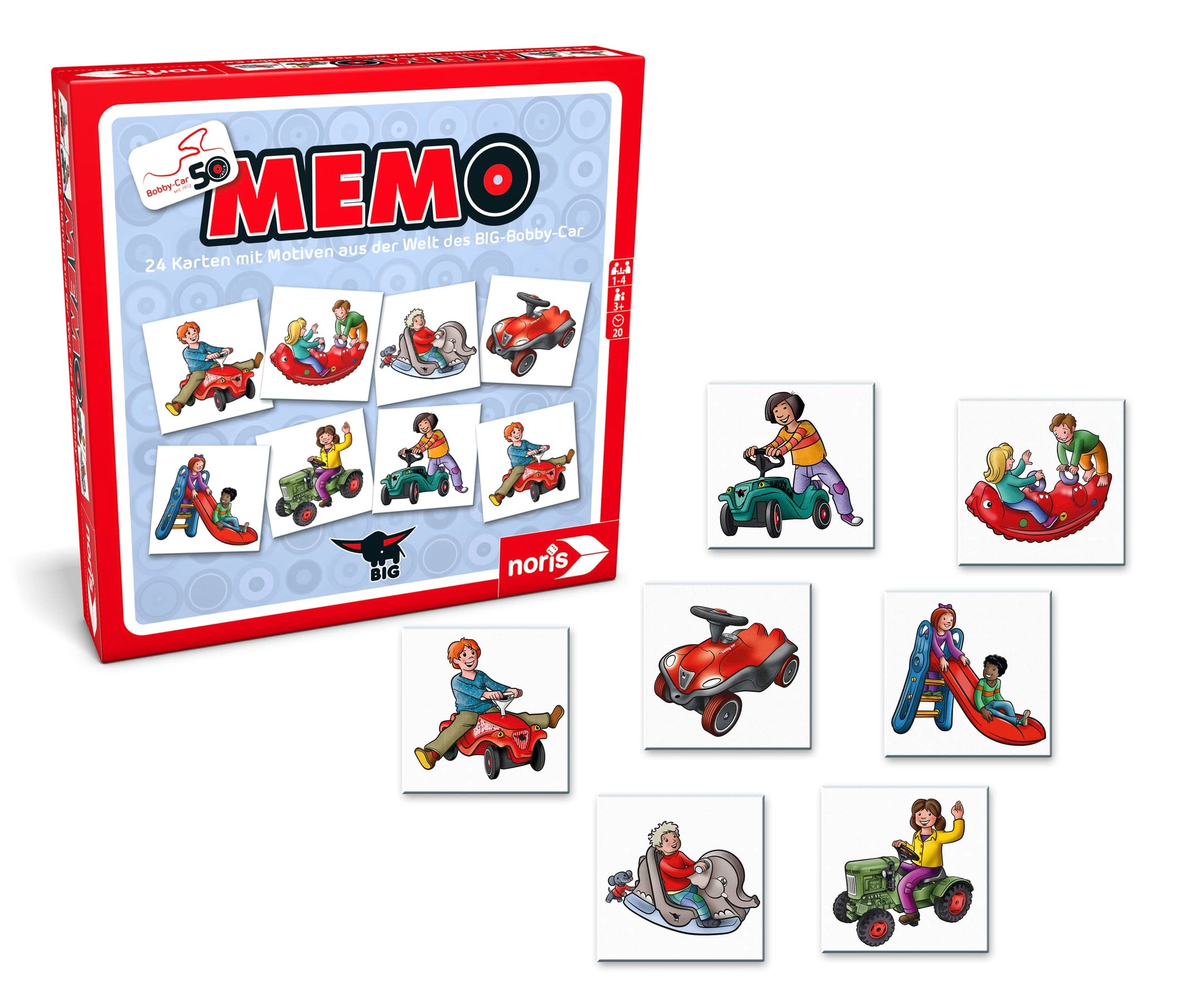 Noris Big Bobby Car Memo - 3 years and up