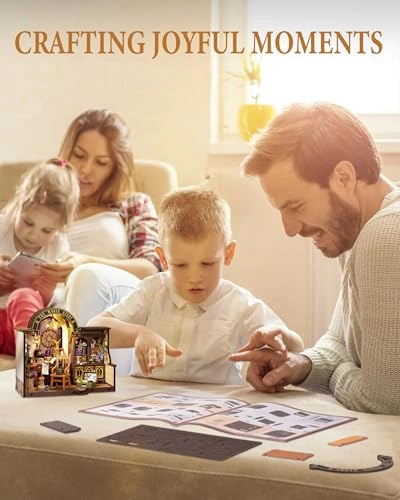 The Magic Study - DIY Miniature House Kit LED Lights