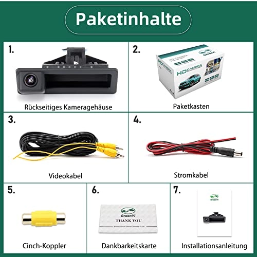 AHD 720P Car Rear View Camera