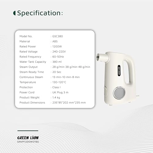 Vapor Pro Steam Cleaner - 1200W Beige