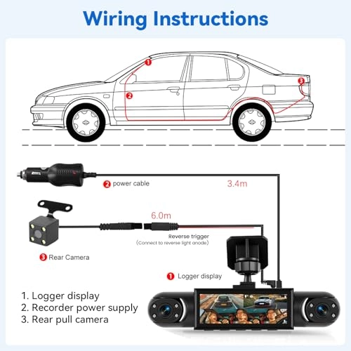 4 Kanal Dashcam - 1080P 30FPS