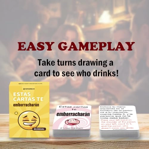 Drinking Card Game - Bilingual English and Spanish 21 years and up