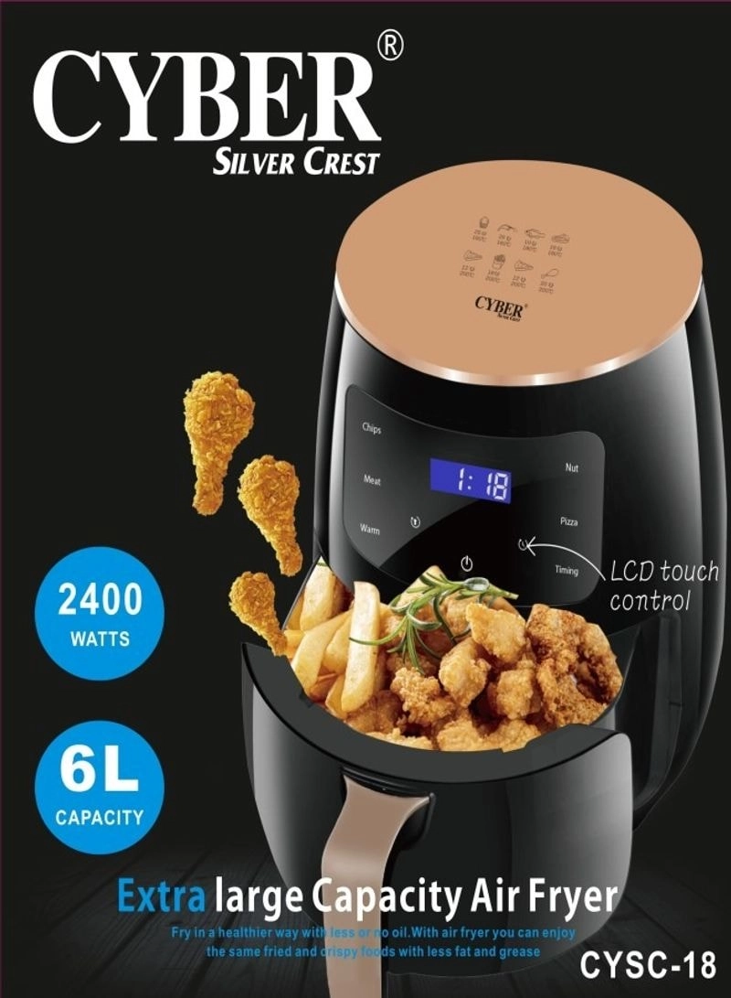 Silver Crest Multifunctional Digital Touch Air Fryer