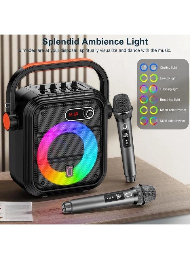 Karaoke machine - 2 wireless microphone