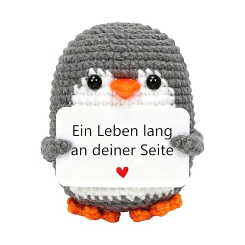 Penguin Positive Penguin 15 cm Knitted - Pocket Hug