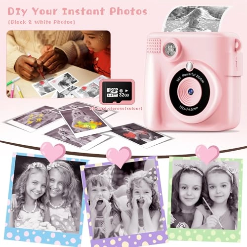 XT-Kids Camera - 1080P Instant Print